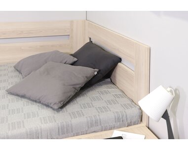 Detail čela - Rohová úložná postel Richardo Detail čela - Rohová úložná postel Richardo