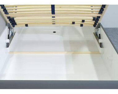 Zvýšená válenda s úložným prostorem Roneta, 90x200, tmavo siva Zvýšená válenda s úložným prostorem Roneta, 90x200, tmavo siva