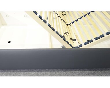 Zvýšená válenda s úložným prostorem Roneta, 140x200, tmavě šedá Zvýšená válenda s úložným prostorem Roneta, 140x200, tmavě šedá