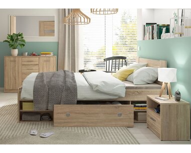 Konstrukce - Postel s úložným prostorem Nepoli Konstrukce - Postel s úložným prostorem Nepoli