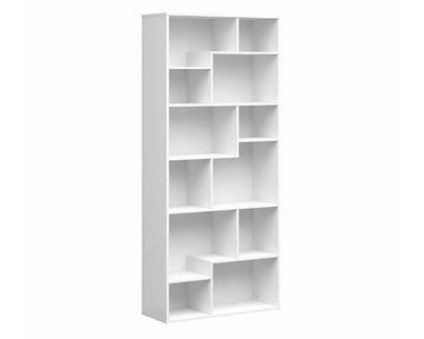 Vysoký regál TETRIS 197, bílá lesk Vysoký regál TETRIS 197, bílá lesk