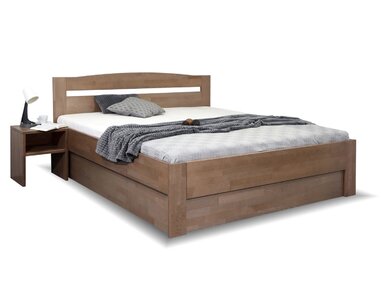Test - postel s úložným prostorem ANTONIO, masiv buk Test - postel s úložným prostorem ANTONIO, masiv buk