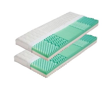 Středně tvrdá sendvičová matrace ELIS 1+1 Zdarma, 18cm, 80x190cm, 120kg, 5 zón Středně tvrdá sendvičová matrace ELIS 1+1 Zdarma, 18cm, 80x190cm, 120kg, 5 zón