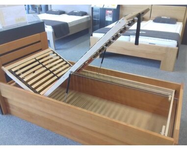 Vyklápěcí lamelový rošt DOUBLE KLASIK NV - čelní výklop, 120x200 Vyklápěcí lamelový rošt DOUBLE KLASIK NV - čelní výklop, 120x200