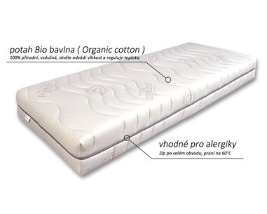 Potah - Středně tuhá přírodní matrace HORSE Bio Potah - Středně tuhá přírodní matrace HORSE Bio