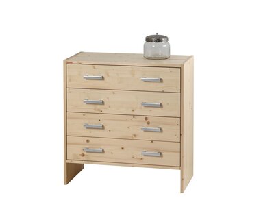 Komoda Sendy 160-zásuvková, masiv smrk Komoda Sendy 160-zásuvková, masiv smrk