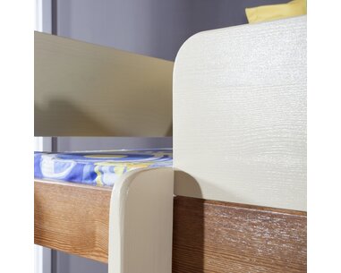 Poschoďová postel s přistýlkou a úložným prostorem pro 3 děti NATY3, masiv borovice Poschoďová postel s přistýlkou a úložným prostorem pro 3 děti NATY3, masiv borovice