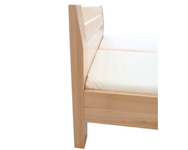 Zvýšená postel z masivu Hugo, 160x200, 180x200, masiv buk Zvýšená postel z masivu Hugo, 160x200, 180x200, masiv buk