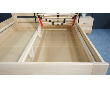 Zvýšená postel s úložným prostorem Rocco, 160x200, 180x200, masiv buk Zvýšená postel s úložným prostorem Rocco, 160x200, 180x200, masiv buk