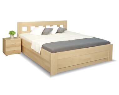 Zvýšená postel s úložným prostorem Rocco, 160x200, 180x200, masiv buk Zvýšená postel s úložným prostorem Rocco, 160x200, 180x200, masiv buk