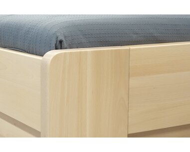 Zvýšená postel s úložným prostorem Dan, 80x200, 90x200, masiv buk Zvýšená postel s úložným prostorem Dan, 80x200, 90x200, masiv buk