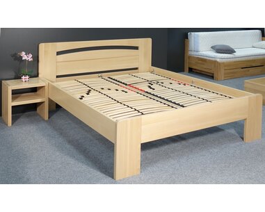 Zvýšená postel z masivu Riči, 160x200, 180x200, masiv buk Zvýšená postel z masivu Riči, 160x200, 180x200, masiv buk