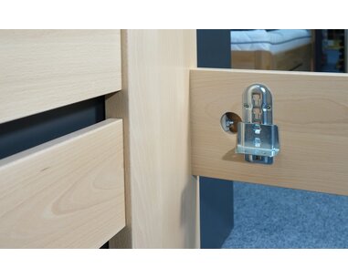 Zvýšená postel s úložným prostorem Matěj, 80x200, 90x200, masiv buk Zvýšená postel s úložným prostorem Matěj, 80x200, 90x200, masiv buk