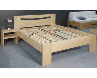 Zvýšená postel z masivu Carmen, 160x200, 180x200, masiv buk Zvýšená postel z masivu Carmen, 160x200, 180x200, masiv buk