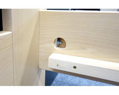 Postel z masivu s úložným prostorem Justina, 90x200, masiv buk Postel z masivu s úložným prostorem Justina, 90x200, masiv buk