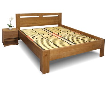 Zvýšená postel dvoulůžko HERKULES, masiv buk Zvýšená postel dvoulůžko HERKULES, masiv buk
