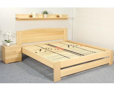 Postel z masivu Justina, 160x200, 180x200, masiv buk Postel z masivu Justina, 160x200, 180x200, masiv buk