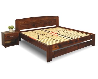 Postel z masivu Justina, 160x200, 180x200, masiv smrk Postel z masivu Justina, 160x200, 180x200, masiv smrk