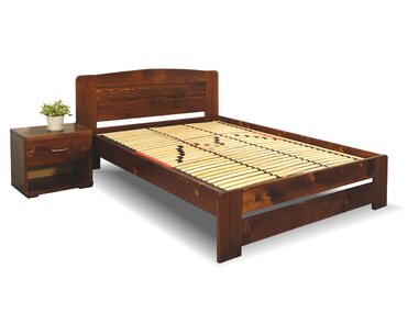 Postel z masivu Justina,120x200, 140x200, masiv smrk Postel z masivu Justina,120x200, 140x200, masiv smrk