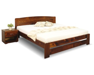 Postel z masivu Justina, 160x200, 180x200, masiv smrk Postel z masivu Justina, 160x200, 180x200, masiv smrk