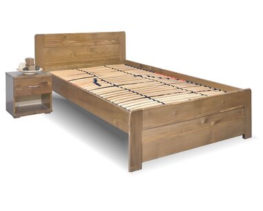 Jednolůžková postel Mark, 140x200, masiv smrk Jednolůžková postel Mark, 140x200, masiv smrk