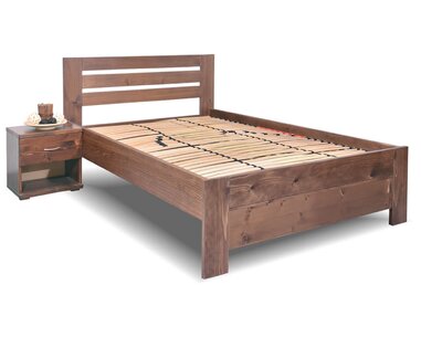 Zvýšená postel z masivu Rita, 120x200, masiv smrk Zvýšená postel z masivu Rita, 120x200, masiv smrk