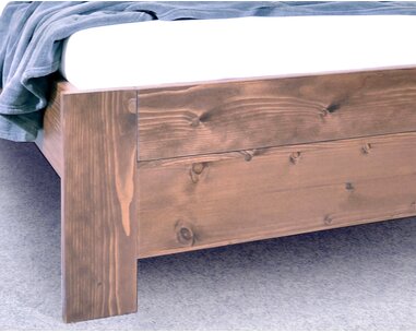 Zvýšená postel z masivu Rita, 120x200, masiv smrk Zvýšená postel z masivu Rita, 120x200, masiv smrk