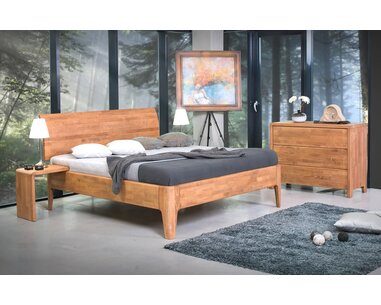 Manželská postel z masivu Fantazie F302, masiv buk Manželská postel z masivu Fantazie F302, masiv buk