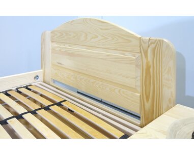 Dřevěná postel jednolůžko LADA, masiv borovice Dřevěná postel jednolůžko LADA, masiv borovice