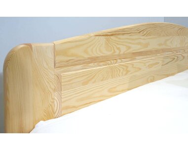 Dřevěná postel jednolůžko LADA, 120x200, masiv borovice Dřevěná postel jednolůžko LADA, 120x200, masiv borovice