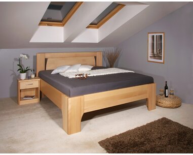 Manželská postel z masivu OLYMPIA 1. senior 160x200, 180x200, masiv buk Manželská postel z masivu OLYMPIA 1. senior 160x200, 180x200, masiv buk