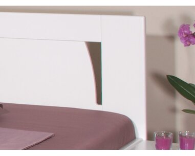 Manželská postel s úložným prostorem OLYMPIA 1. senior 160x200, 180x200, masiv buk, bílá Manželská postel s úložným prostorem OLYMPIA 1. senior 160x200, 180x200, masiv buk, bílá