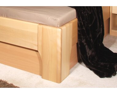 Manželská postel s úložným prostorem OLYMPIA 2. senior 160x200, 180x200, masiv buk Manželská postel s úložným prostorem OLYMPIA 2. senior 160x200, 180x200, masiv buk