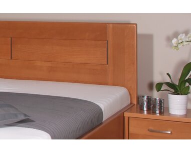 Manželská postel z masivu OLYMPIA 3. senior 160x200, 180x200, masiv buk, třešeň Manželská postel z masivu OLYMPIA 3. senior 160x200, 180x200, masiv buk, třešeň