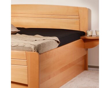 Zvýšená postel s úložným prostorem EVITA 4, 160x200, 180x200, masiv buk Zvýšená postel s úložným prostorem EVITA 4, 160x200, 180x200, masiv buk