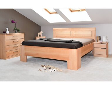 Manželská zvýšená postel z masivu HOLLYWOOD 2, masiv buk Manželská zvýšená postel z masivu HOLLYWOOD 2, masiv buk