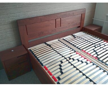 Manželská postel s úložným prostorem HOLLYWOOD 2. senior, masiv buk Manželská postel s úložným prostorem HOLLYWOOD 2. senior, masiv buk