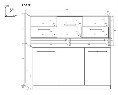 Sklápěcí postel ve skříni s nádstavcem Kity Sklápěcí postel ve skříni s nádstavcem Kity
