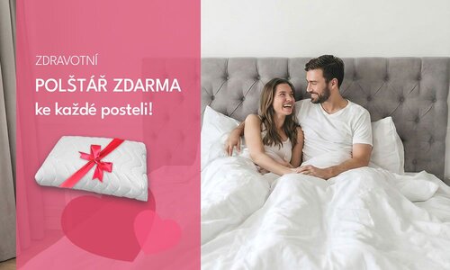 Láska ke spánku začíná v nové posteli – získáte valentýnský dárek zdarma! Láska ke spánku začíná v nové posteli – získáte valentýnský dárek zdarma!