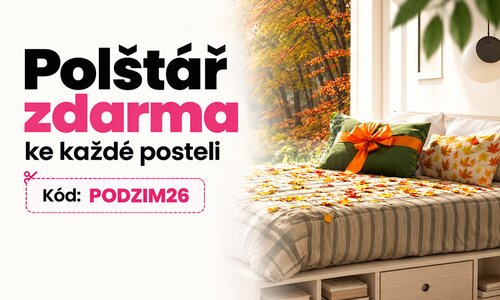 Přivítejte s námi podzim – k nové posteli získáte dárek zdarma!
