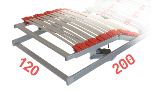 Motorové polohovací rošty do postele 120x200 cm Motorové polohovací rošty do postele 120x200 cm