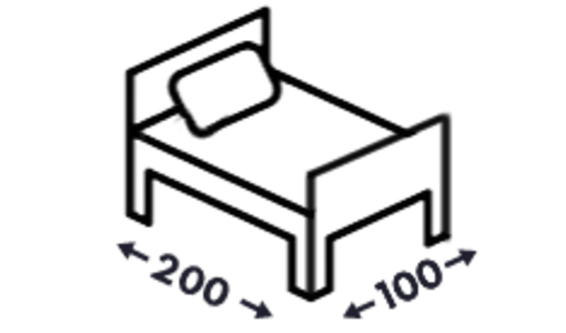 Postele s čely 100x200 Postele s čely 100x200