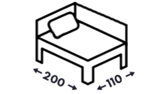 Rohové postele 110x200 Rohové postele 110x200
