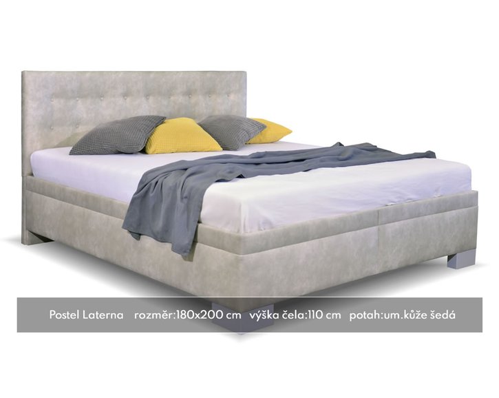 Čalouněná postel Laterna 180x200 Čalouněná postel Laterna 180x200