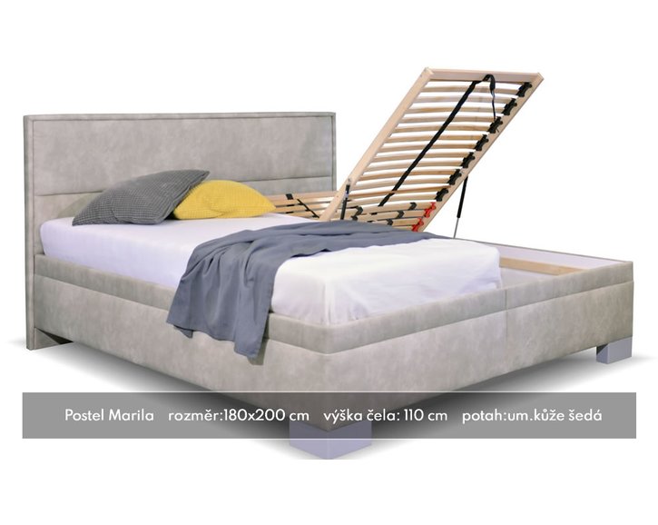 Čalouněná postel Marila 180x200 Čalouněná postel Marila 180x200