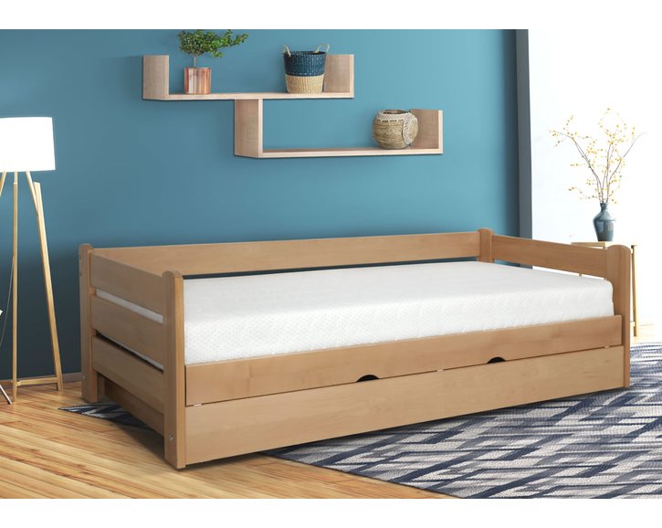 Postel s vyklápěcím roštem Darvin 90x200, masiv buk Postel s vyklápěcím roštem Darvin 90x200, masiv buk
