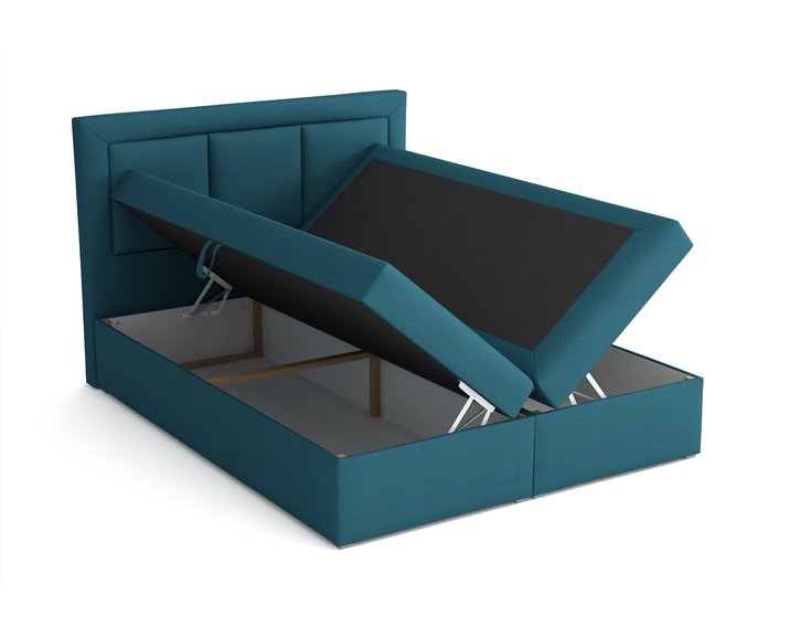 úložný prostor postel boxspring CS34010 - tyrkysová, s matrací a úložným prostorem, 180x200 cm úložný prostor postel boxspring CS34010 - tyrkysová, s matrací a úložným prostorem, 180x200 cm