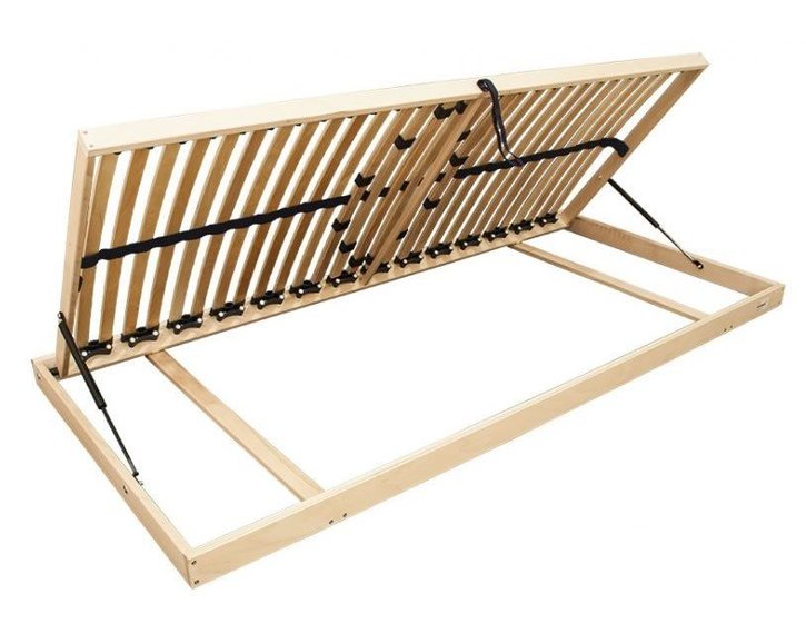Vyklápěcí lamelový rošt DOUBLE BV, 140x220 , boční výklop  Vyklápěcí lamelový rošt DOUBLE BV, 140x220 , boční výklop