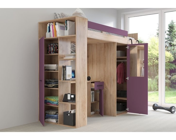 vera-dub-sonoma-fialova-prave provedeni pohled z boku vera-dub-sonoma-fialova-prave provedeni pohled z boku