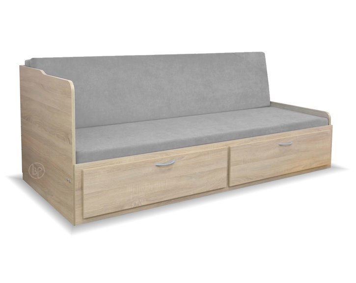 Rozkládací postel MINDES 90 pravá - levá, dub sonoma Rozkládací postel MINDES 90 pravá - levá, dub sonoma